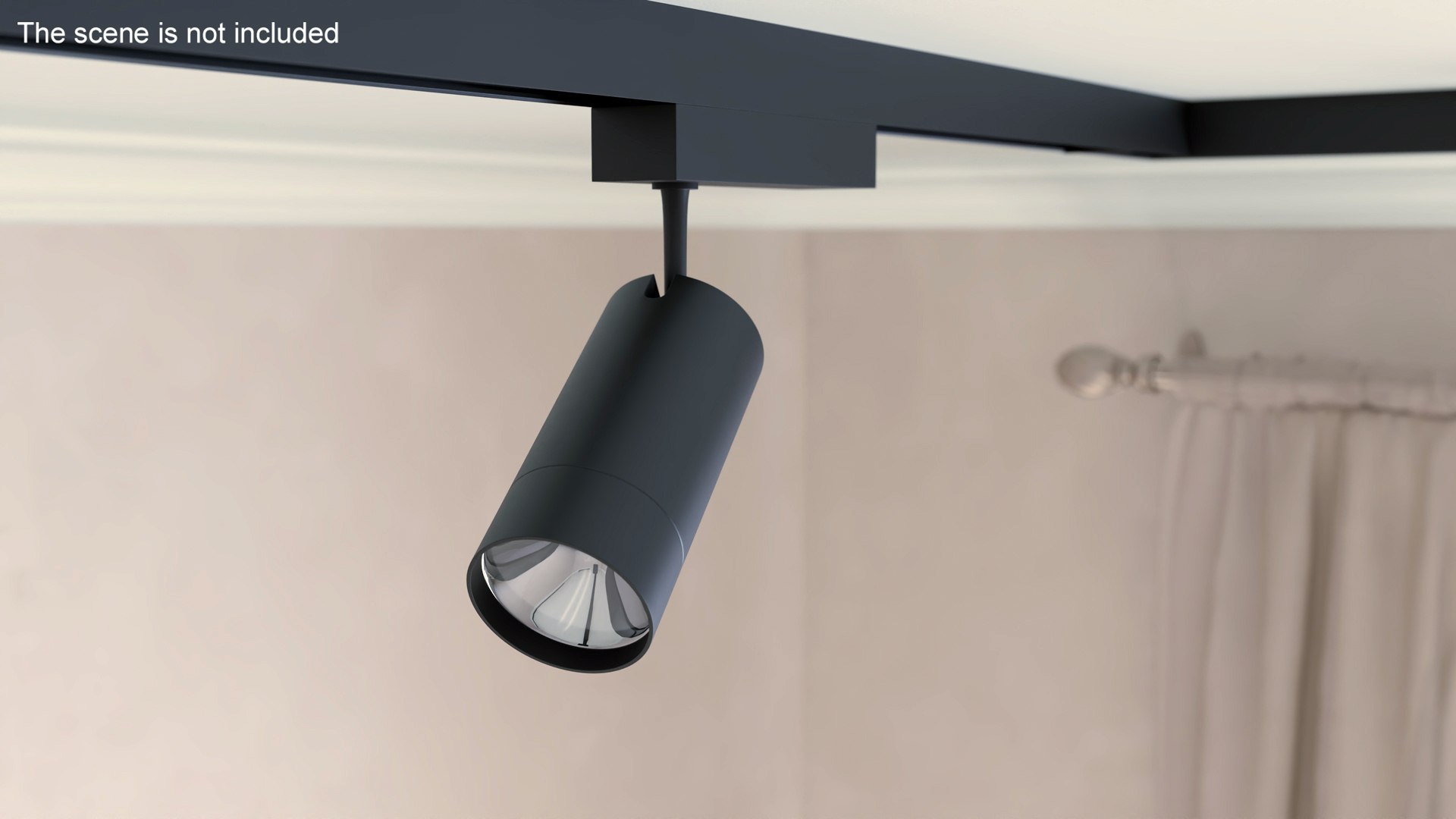 3D Cylinder LED Track Light Head - TurboSquid 2279919
