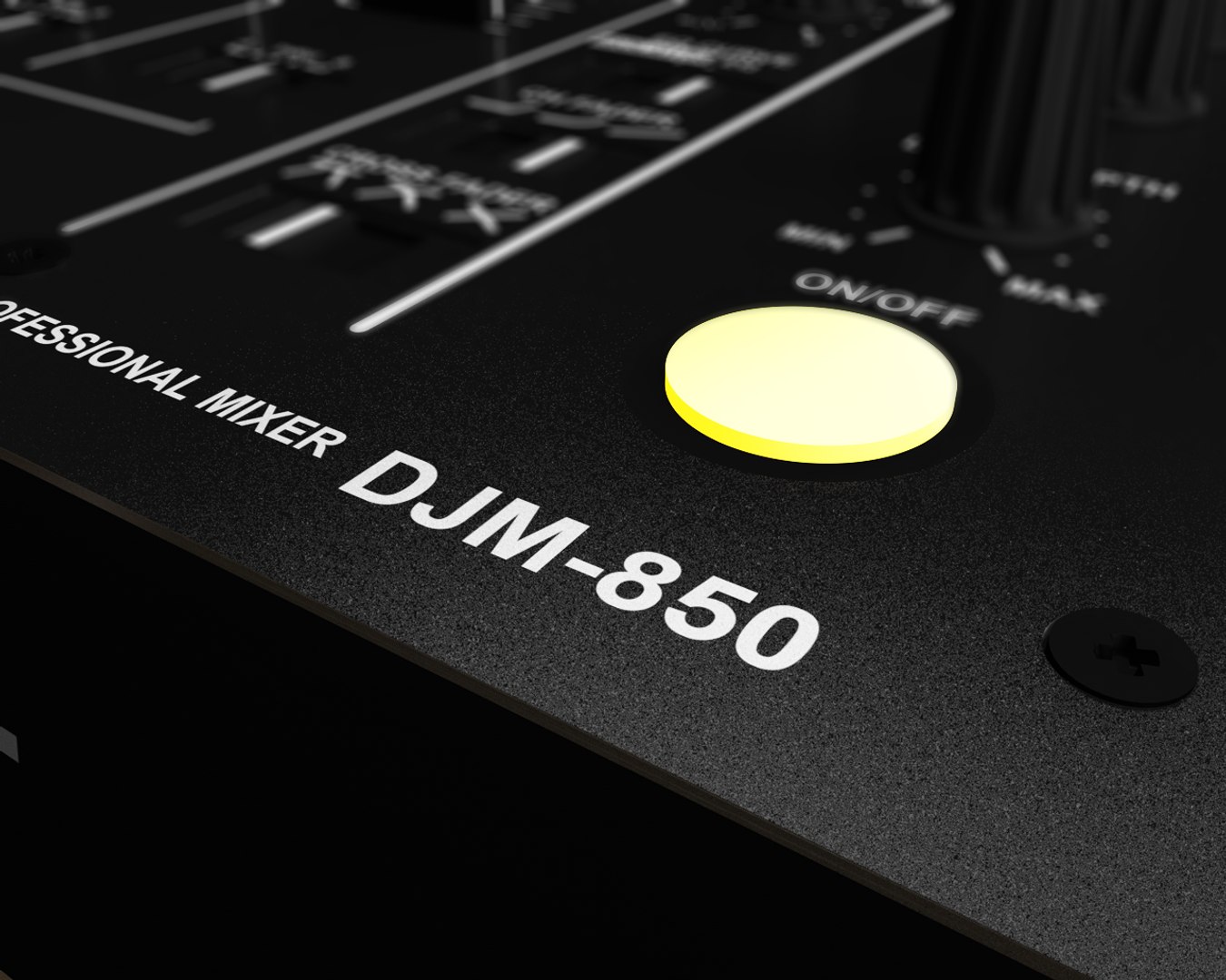 3d Pioneer Djm 850 Dj Mixer