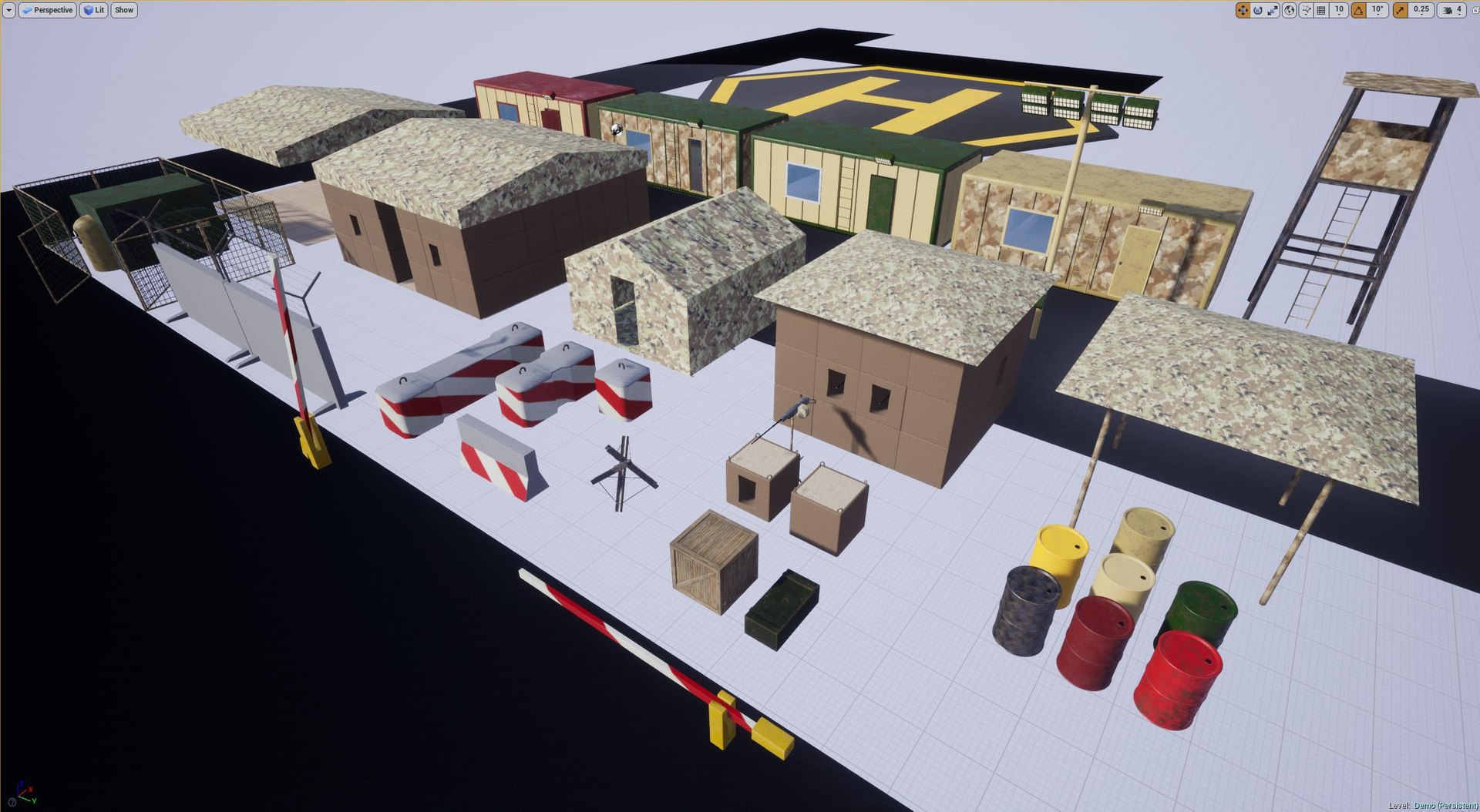 military base 3D model https://p.turbosquid.com/ts-thumb/KF/3VHILp/v05NT1xS/unreal/jpg/1557735457/1920x1080/fit_q87/1ef6ee808c12313183a5e7e6ad209cd812039f34/unreal.jpg