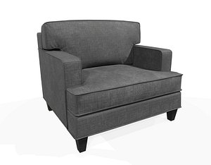 bacchus chair pbr 3D model