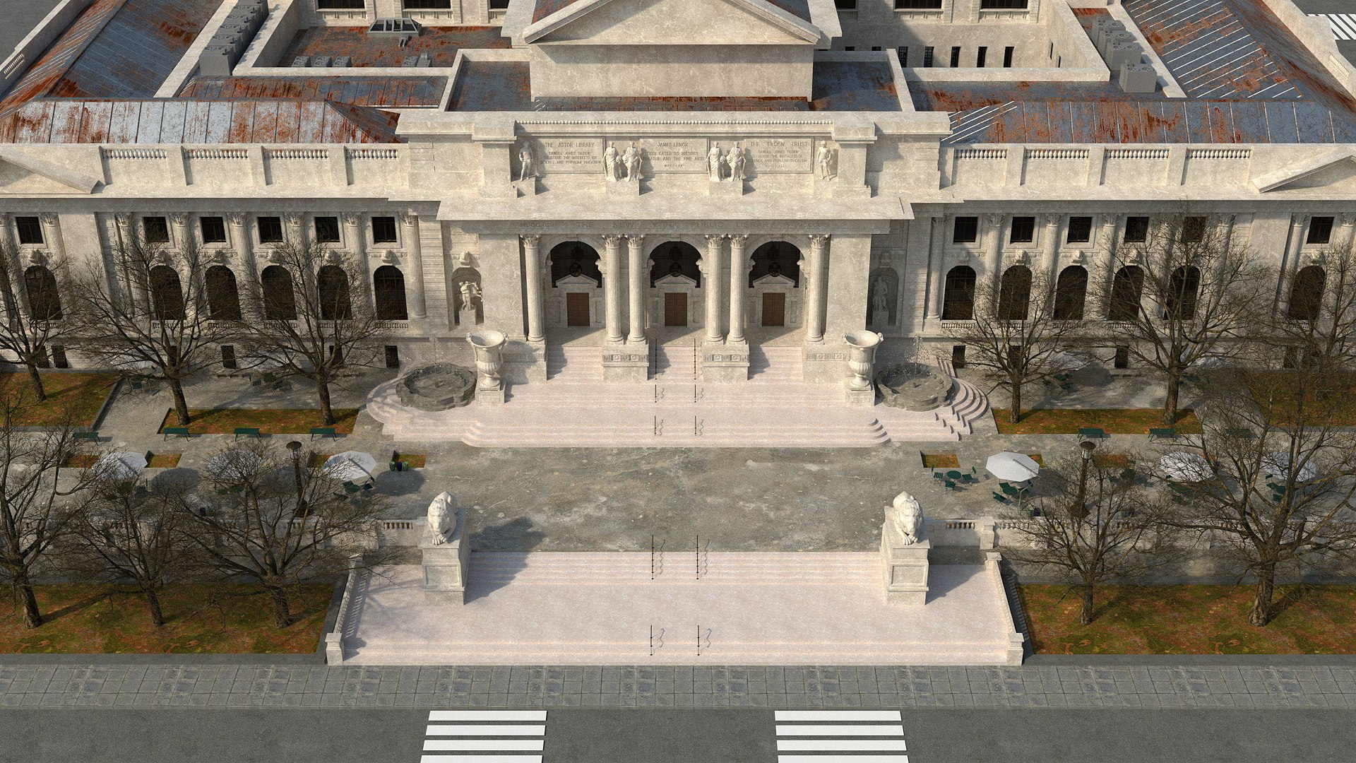 Newyork Public Library Model - TurboSquid 2200026