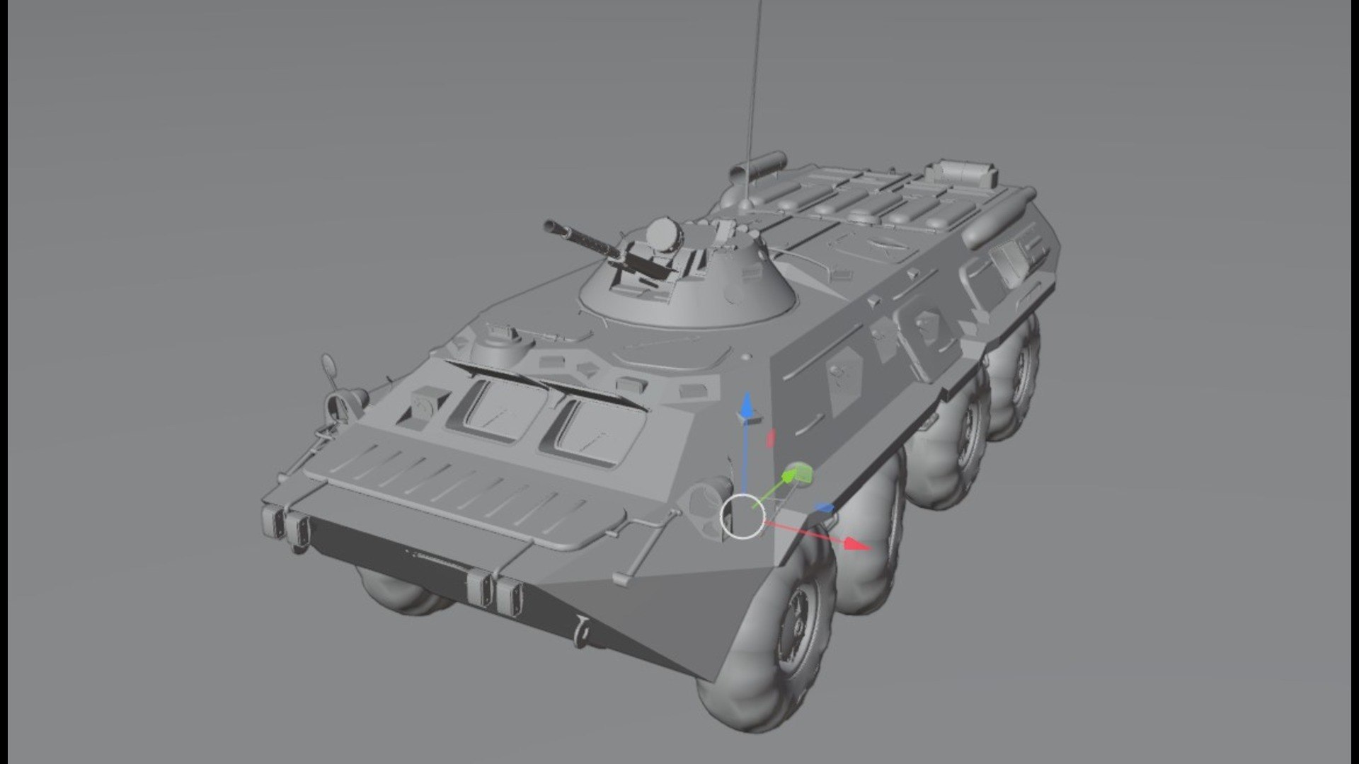 BTR 80 3D Model - TurboSquid 2129622