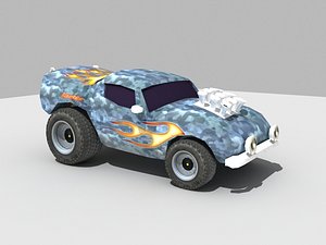 3d muscle car