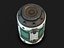 Sci Fi Barrel Low Poly