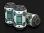 Sci Fi Barrel Low Poly