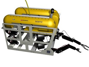 3d model rov remotely commercial