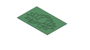 Lotus Flower Casting Mold Digital File