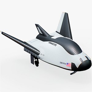 3D model Tenacity Space Shuttle Animated PBR