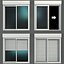 3D sliding stained glass windows