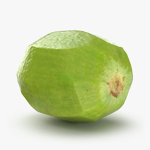 3D Peeled Kiwi - 3D Scanned