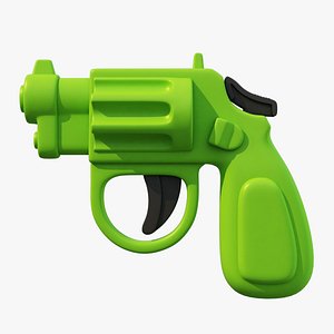 3D toy pistol model