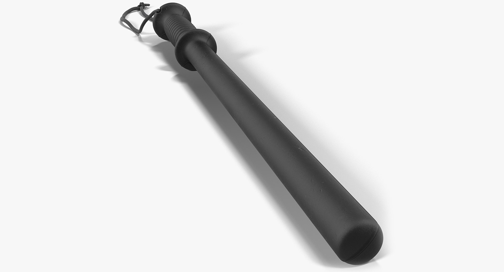 Police Baton 3D model preview
