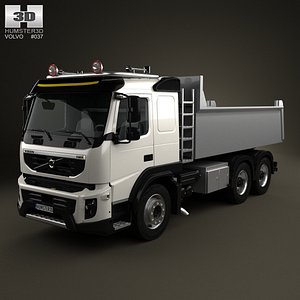 Volvo FMX 500 8x4 Billencs Dump Truck 3D model - TurboSquid