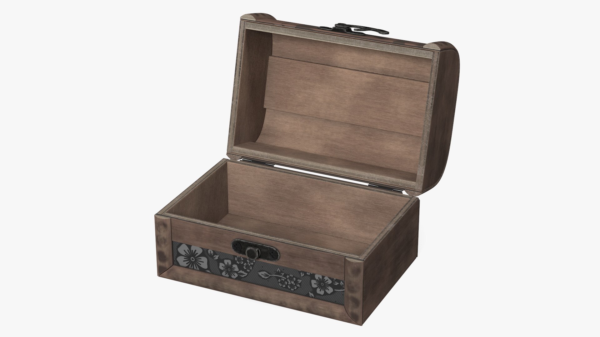Old Open Wooden Chest 3D Model - TurboSquid 2091420