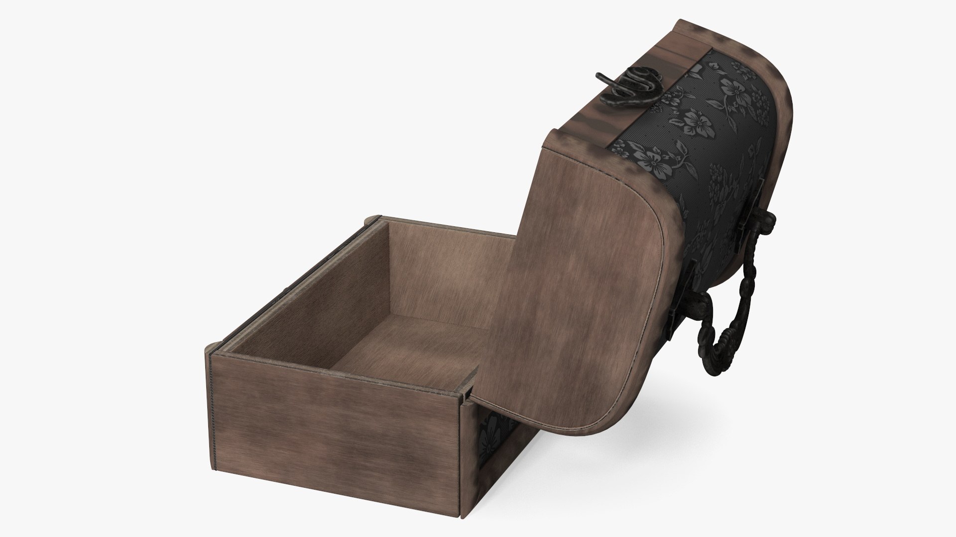 Old Open Wooden Chest 3D Model - TurboSquid 2091420