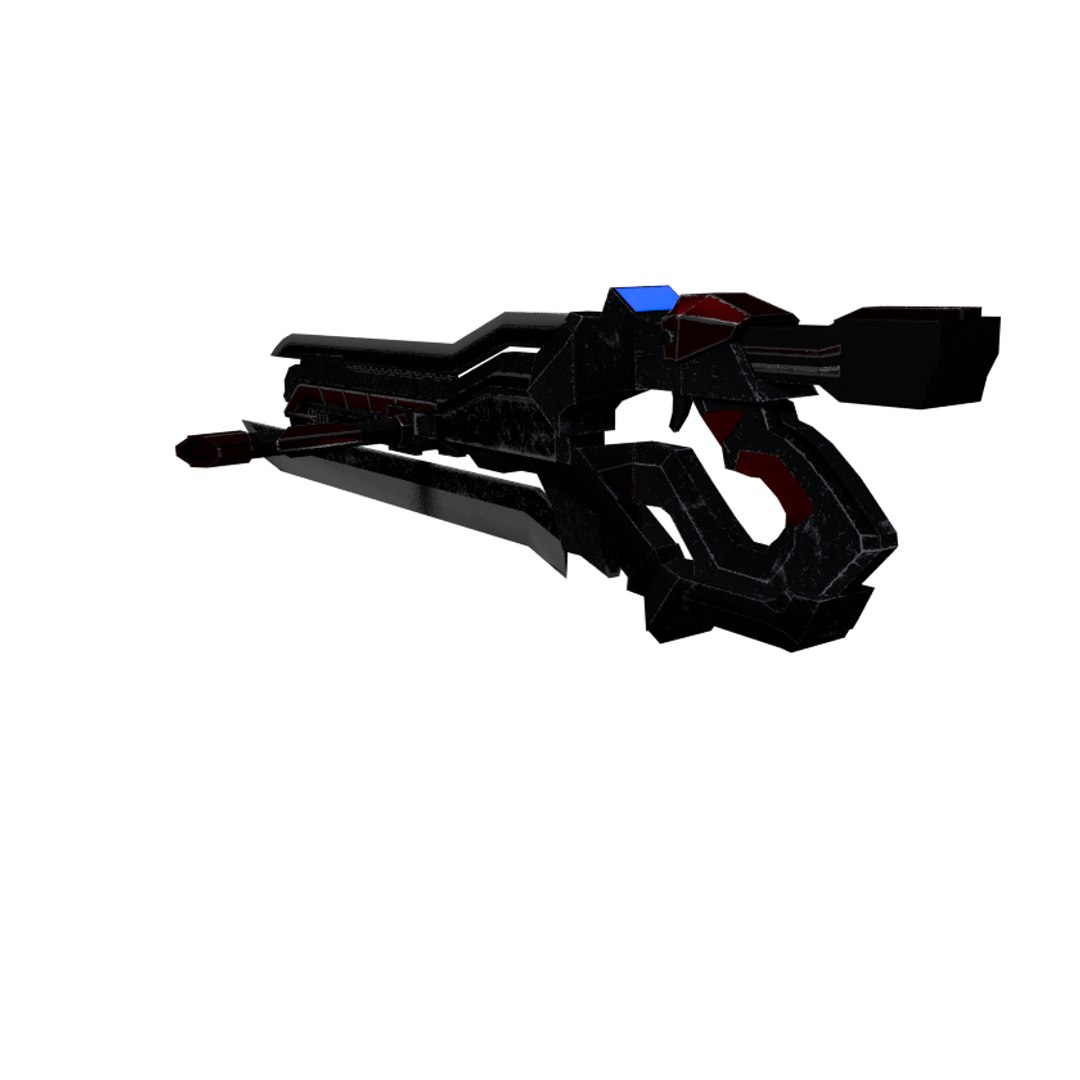 3ds Gun Sc-fi Weapons