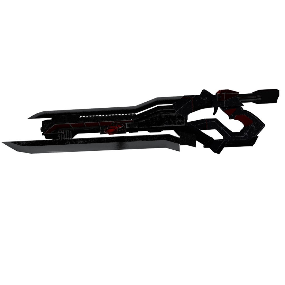 3ds Gun Sc-fi Weapons