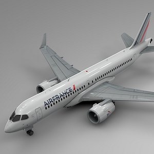 3D air france airbus a220-300