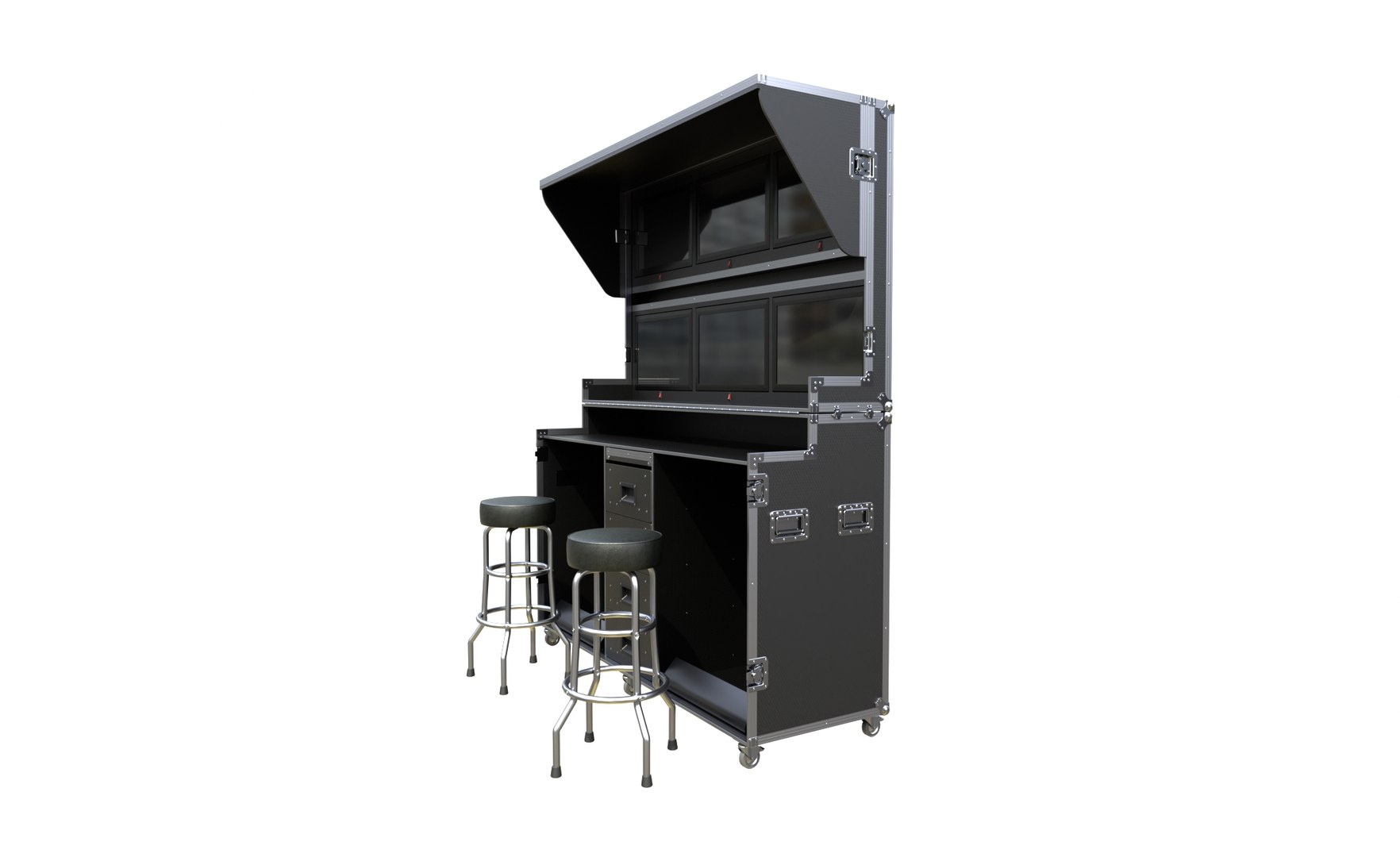 Motorsport Telemetry Production Flight Case 3D Model - TurboSquid 2199556