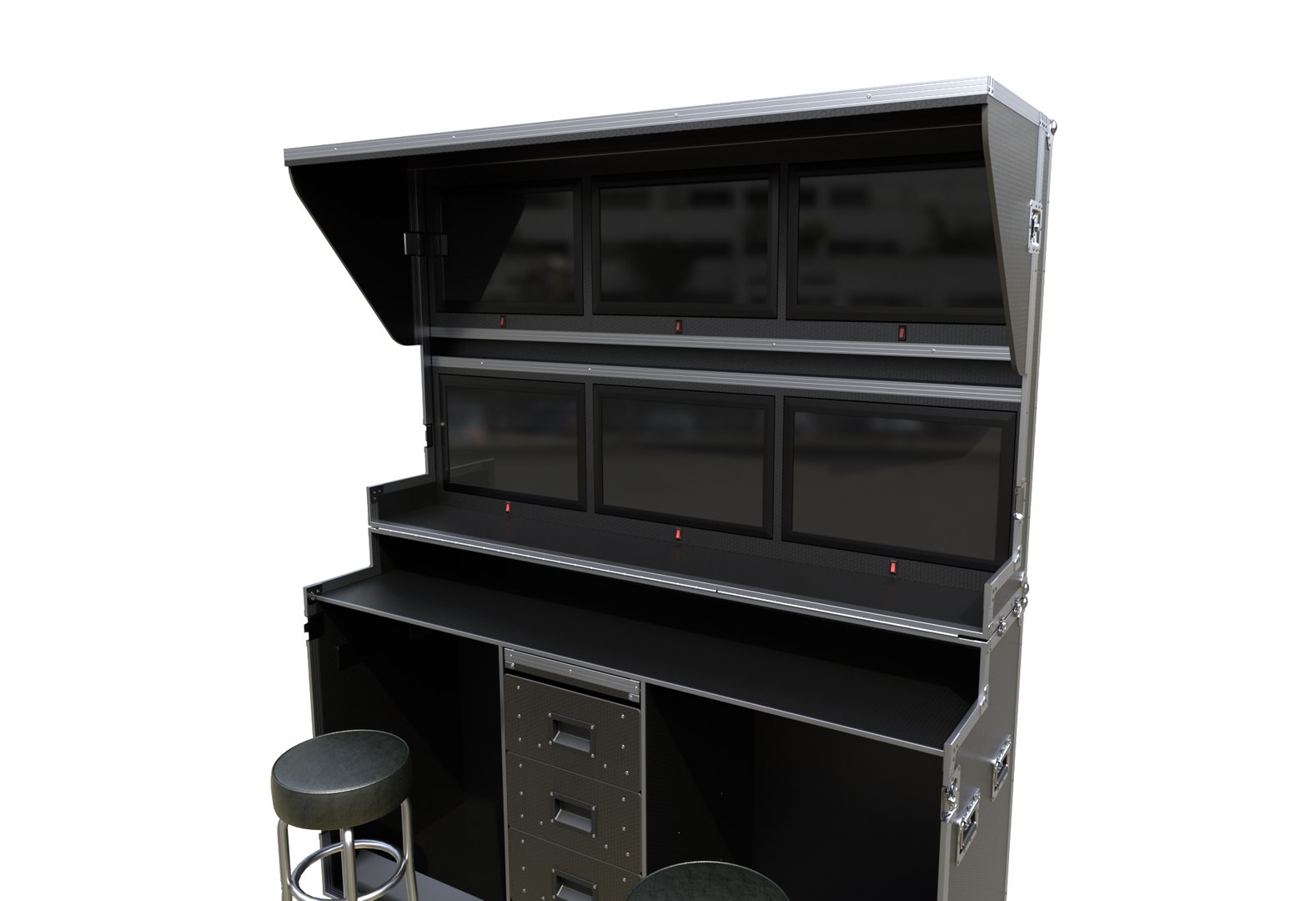Motorsport Telemetry Production Flight Case 3D Model - TurboSquid 2199556