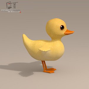 duck character 3d model
