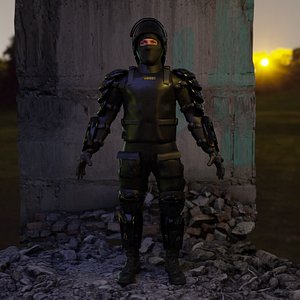 sad guy 3D