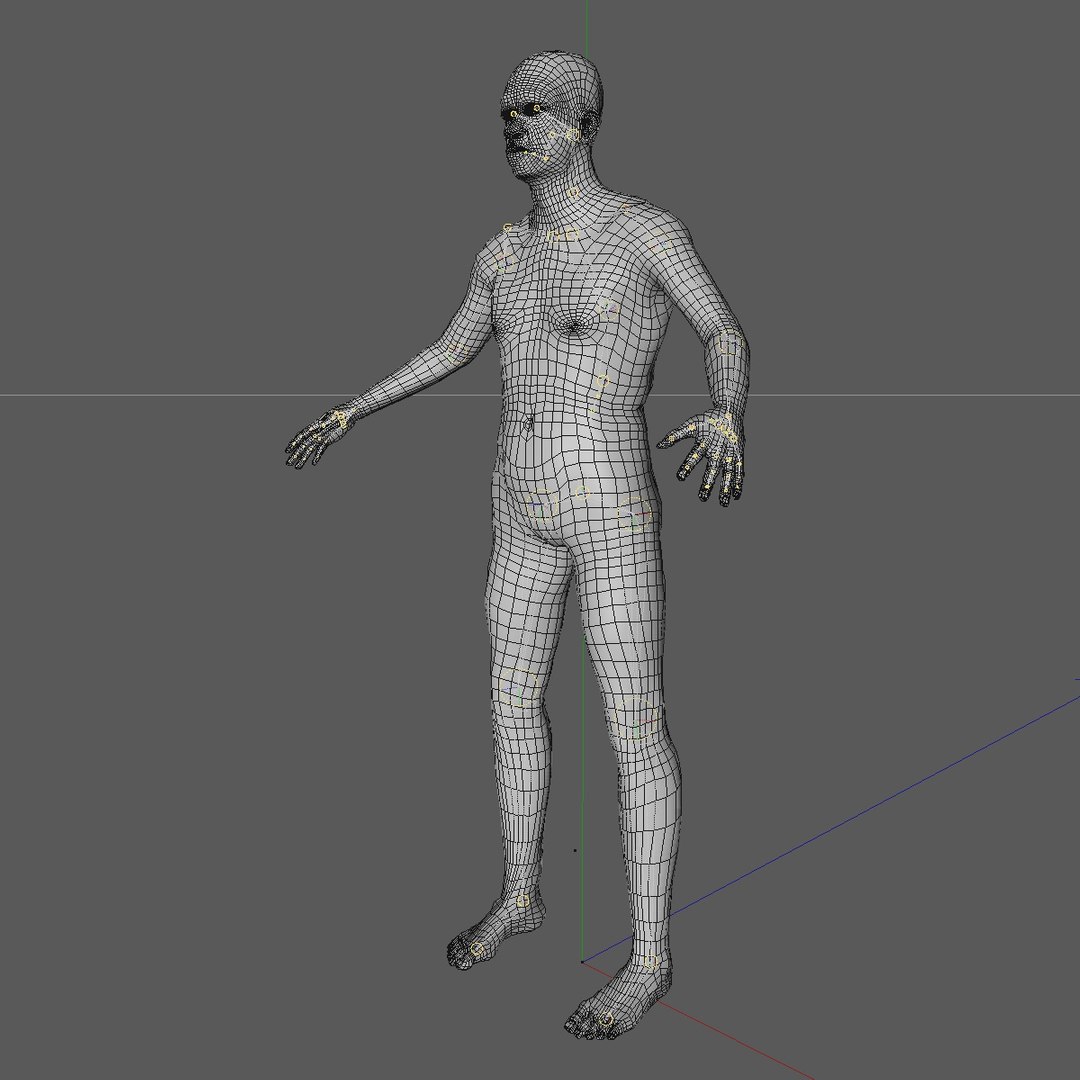 3d Realistic Base Mesh Old