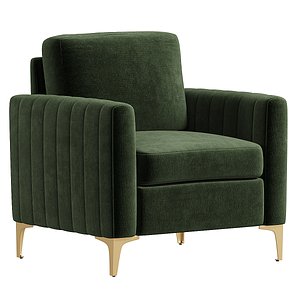 3D Montay Upholstered Armchair