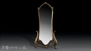classic mirror old 3D