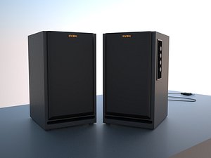 3d model of sven multimedia speaker sps-700