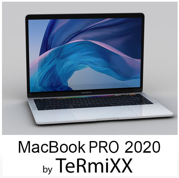 Macbook PRO 13 2020（1）3Dモデル - TurboSquid 1620027