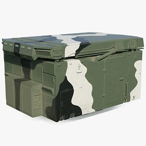 Camouflage Flap Lid B Missile Guidance Radar Folded