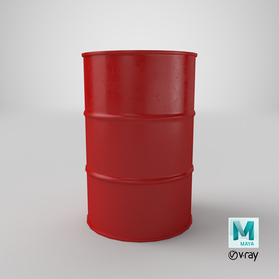 Steel Barrel - Red - Clean 3D model https://p.turbosquid.com/ts-thumb/KF/djEpCq/B9/stemcell_maya_vray_render/png/1701511408/1920x1080/fit_q87/6844d40b29b524d86bc23eaa342da84dcd8450e2/stemcell_maya_vray_render.jpg