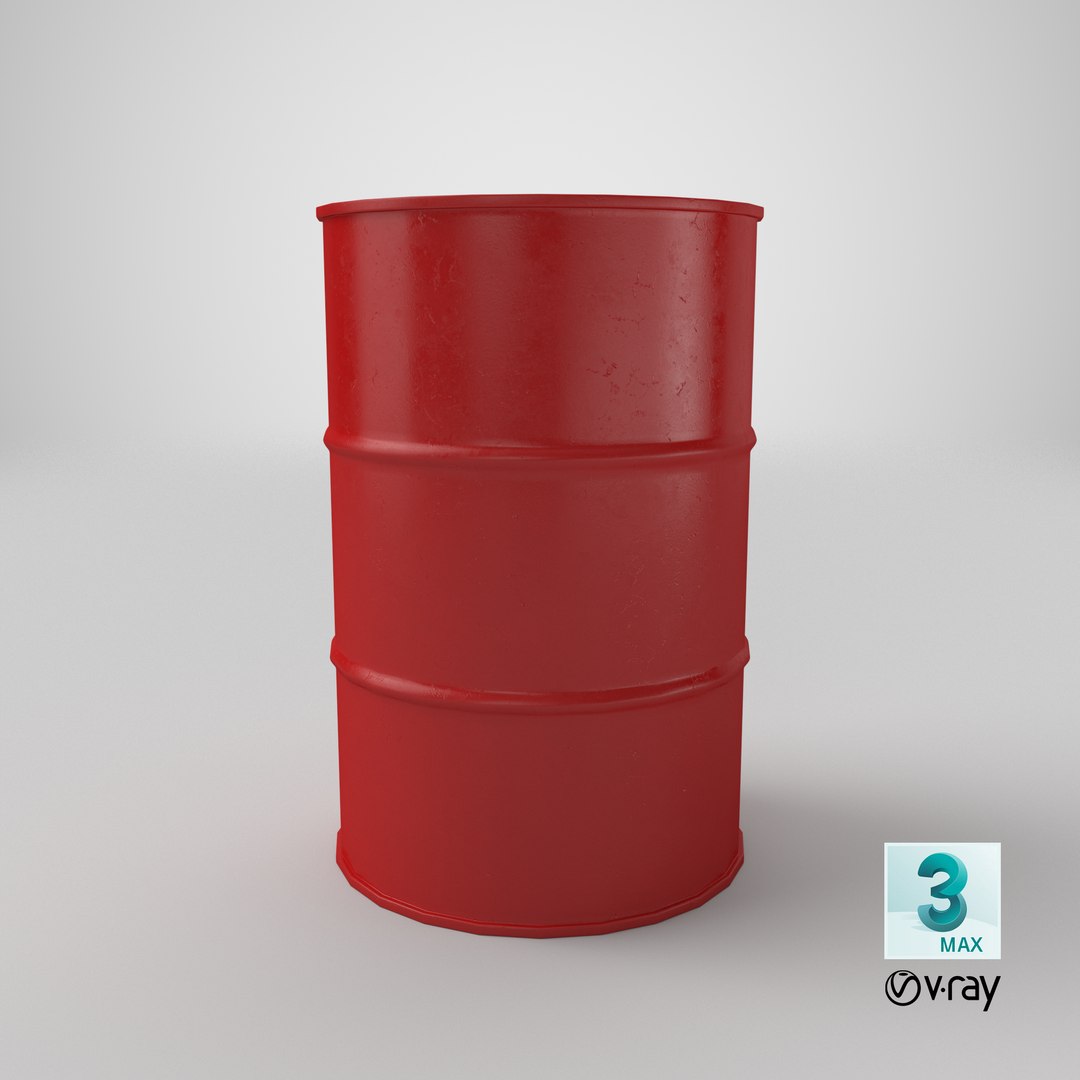 Steel Barrel - Red - Clean 3D model https://p.turbosquid.com/ts-thumb/KF/djEpCq/Bc/stemcell_max_vray_render/png/1701511412/1920x1080/fit_q87/8bd8547e9dd4d888de927901a5a970a2bf258d50/stemcell_max_vray_render.jpg