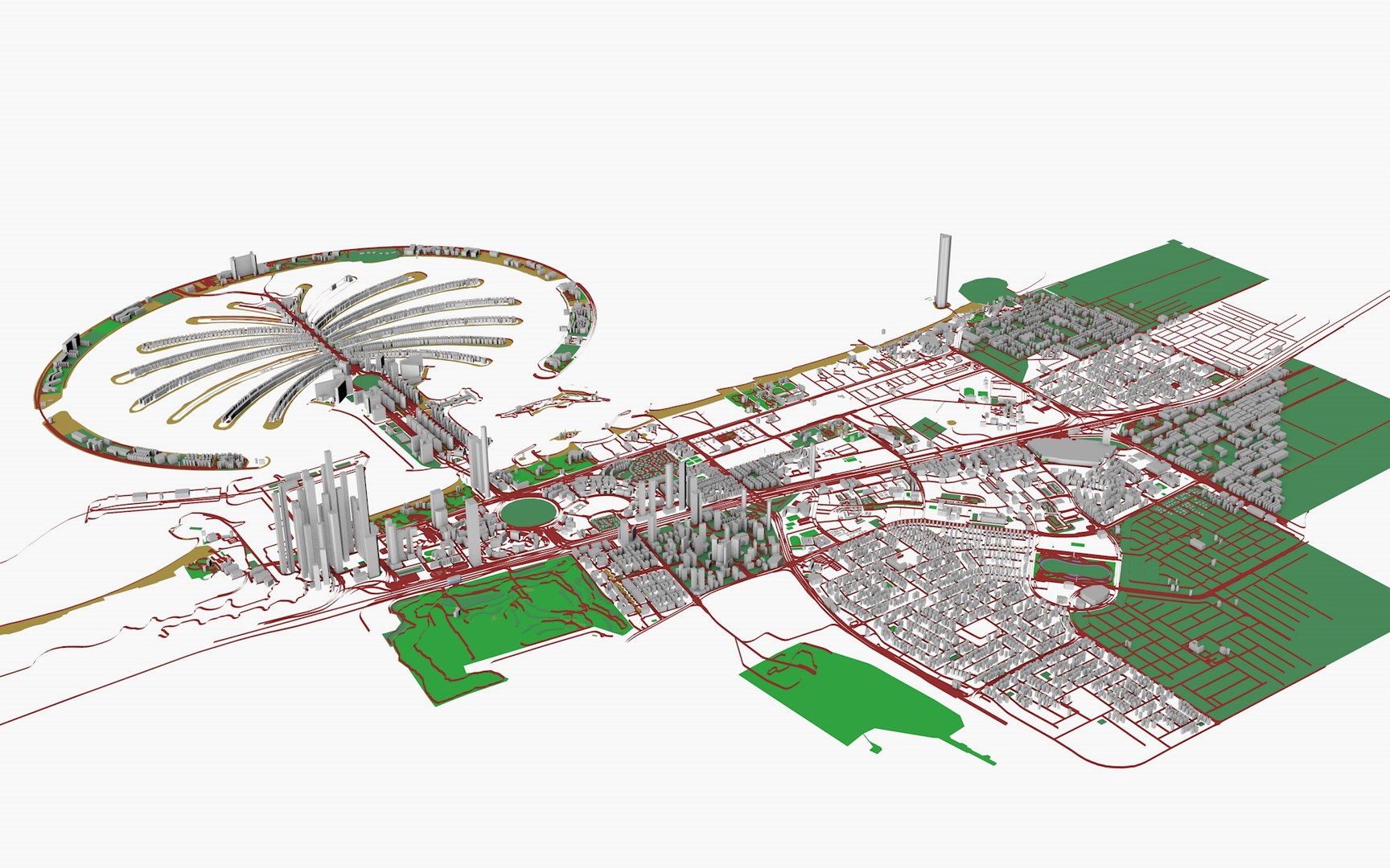 두바이 3D 모델 TurboSquid 1698176