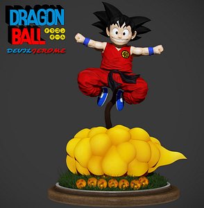 Son Goku Zbrush Dragon Ball 3D Figure 3D model