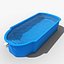 3d model garden swimming pool