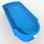 3d model garden swimming pool
