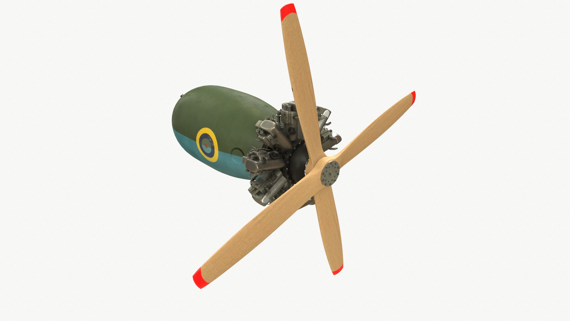 3D Wooden Propeller Model - TurboSquid 2276448