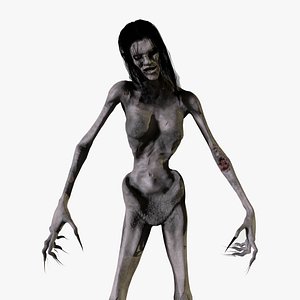 Demonic Witch Creature 3D model