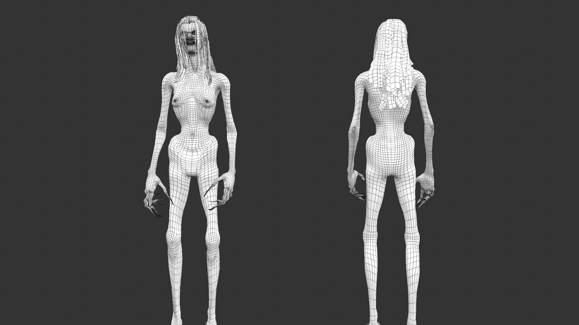 Demonic Witch Creature 3D Model - TurboSquid 2294859