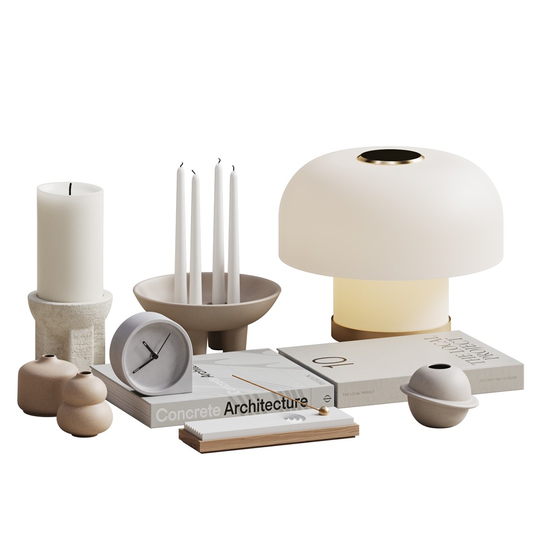 3D Model Decor Set 005 - TurboSquid 2318834
