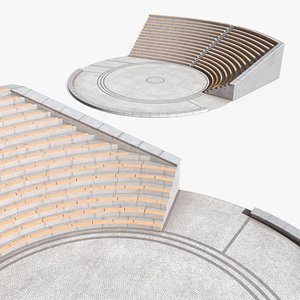 Ancient Urban Amphitheater 3D