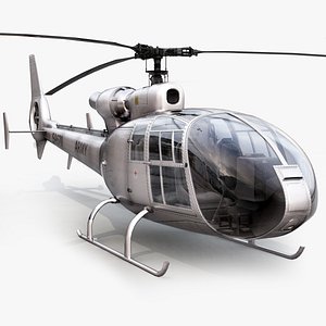 max aerospatiale sa gazelle helicopter