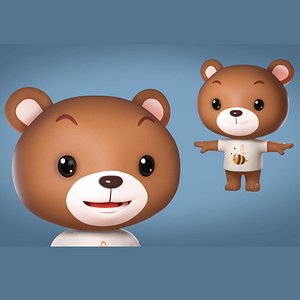 Bear 3D model 3D model 3D model