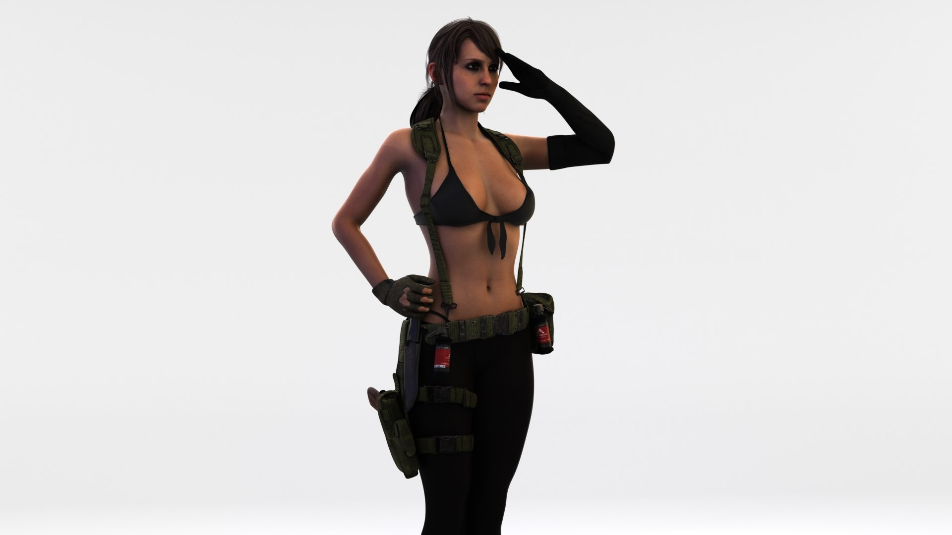 D Model Quiet Nude Metal Gear Solid TurboSquid