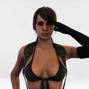 3D model Quiet Nude Metal Gear Solid