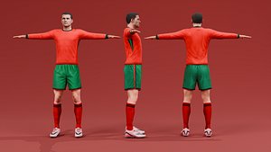 Soccer Player 3D model