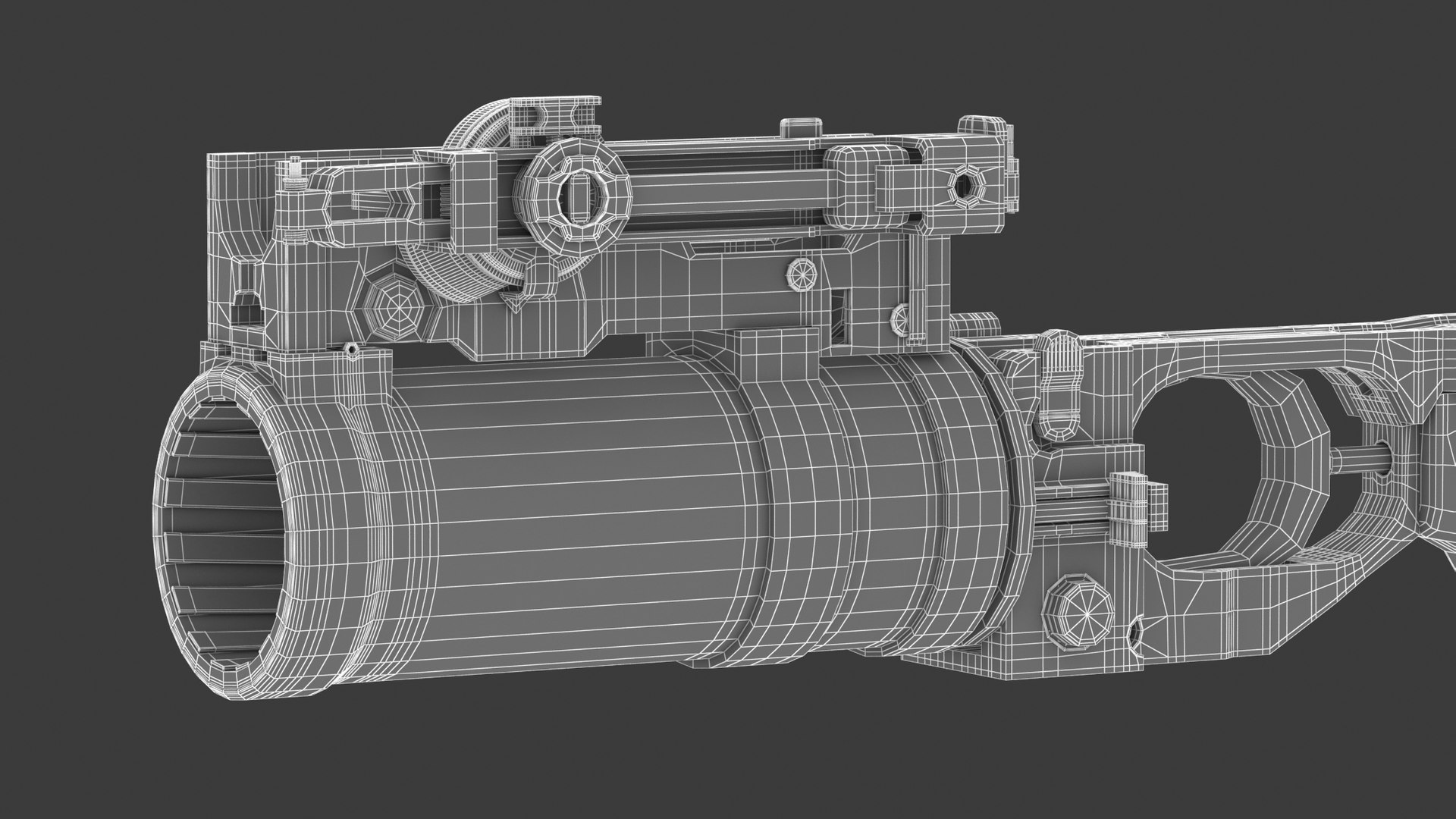 3D GP-25 Grenade Launcher - TurboSquid 1730619