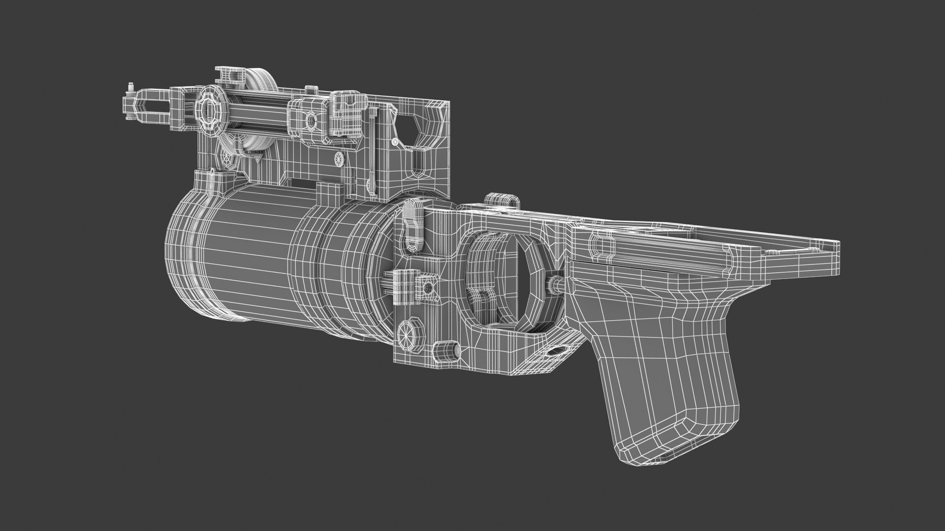 3D GP-25 Grenade Launcher - TurboSquid 1730619